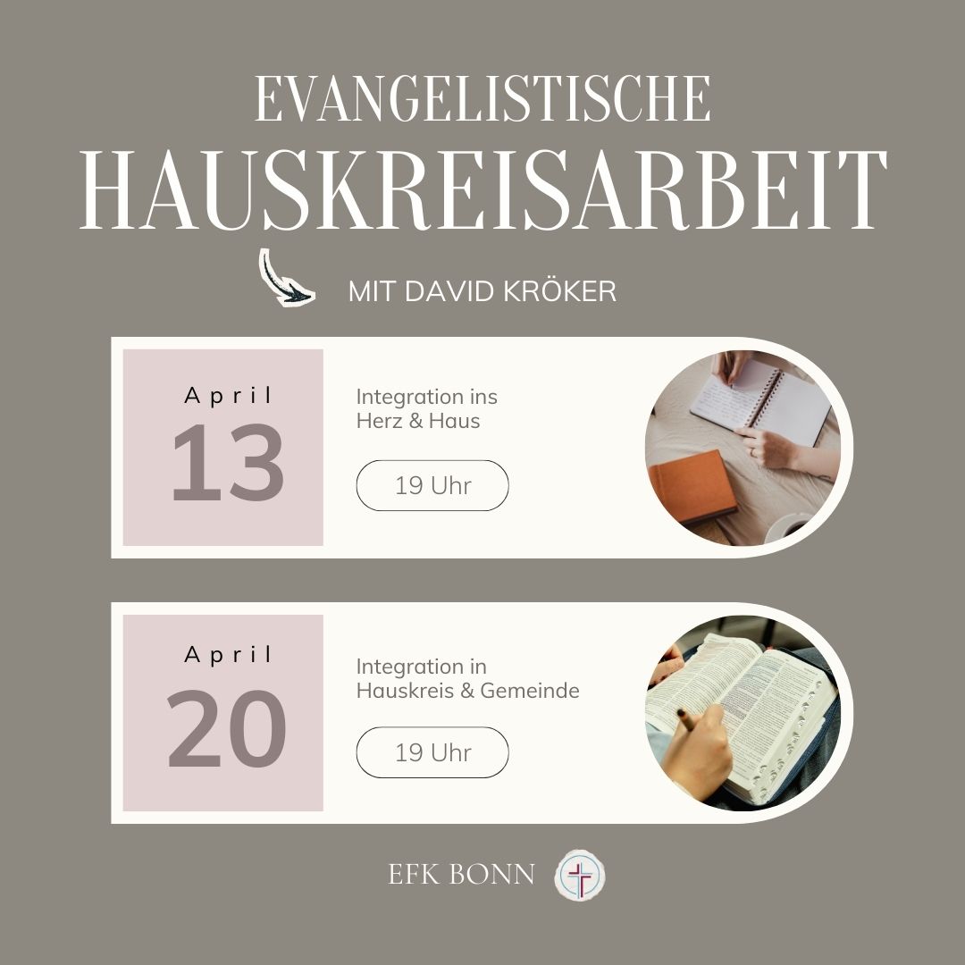 Evangelistische Hauskreisarbeit mit David Kröker