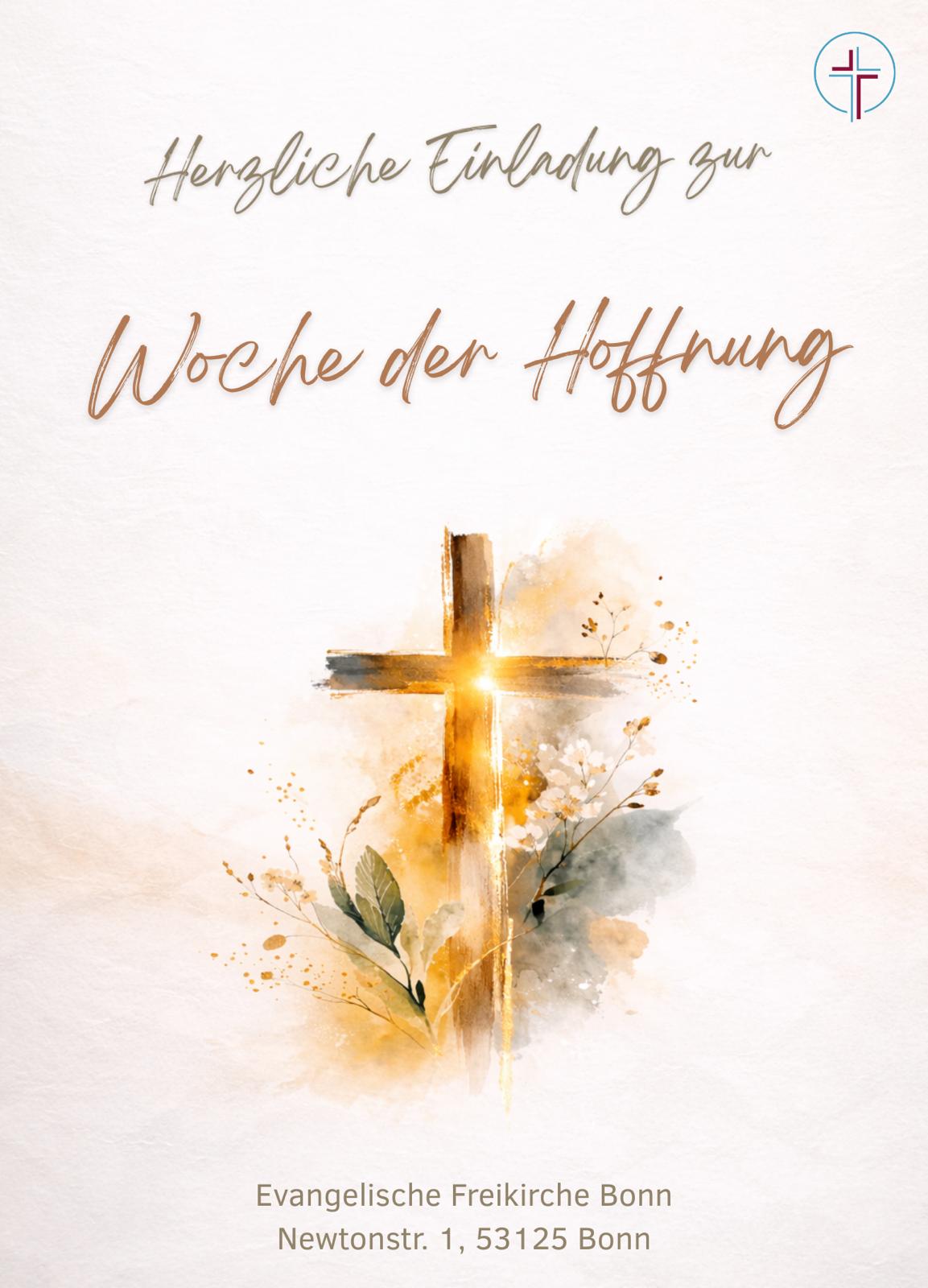 Woche der Hoffnung Flyer Vorn Woche der Hoffnung Flyer Vorn
