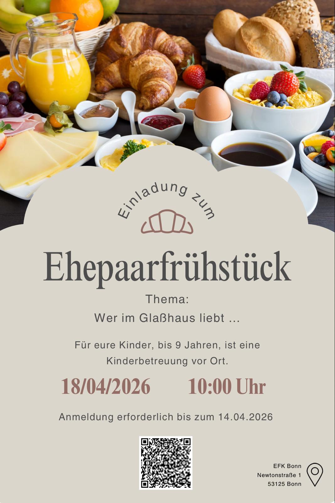 Einladung zum Ehepaarfrühstück