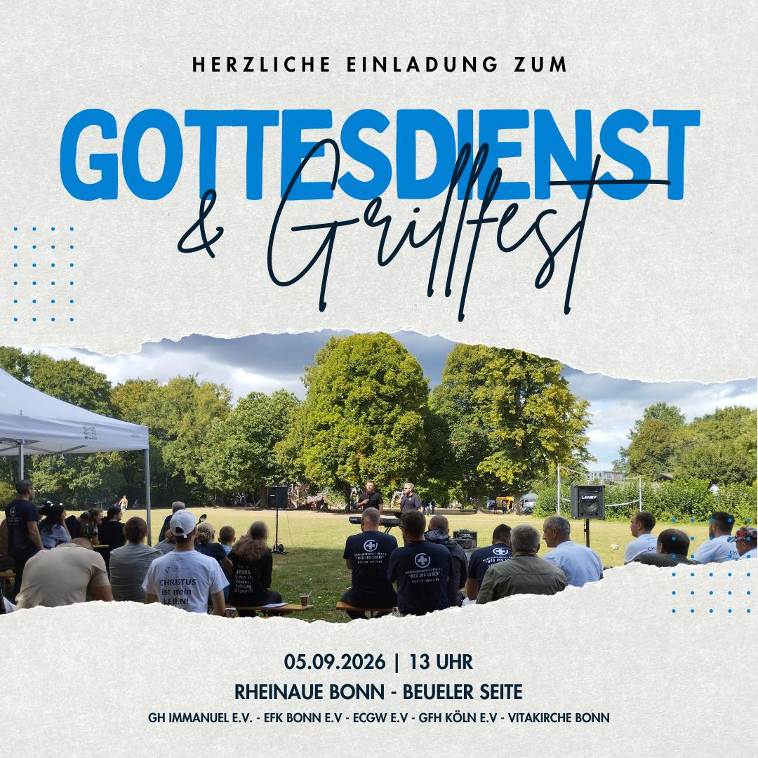Grillfest 05.09. Seite 1 Flyer Ehepaar Sommerfest 2026